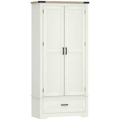 Farmhouse Kitchen Pantry Cabinet 69 in Tall
