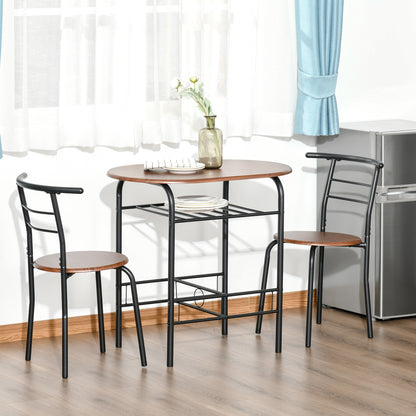 3-Piece Kitchen Table and Chairs Dining Set