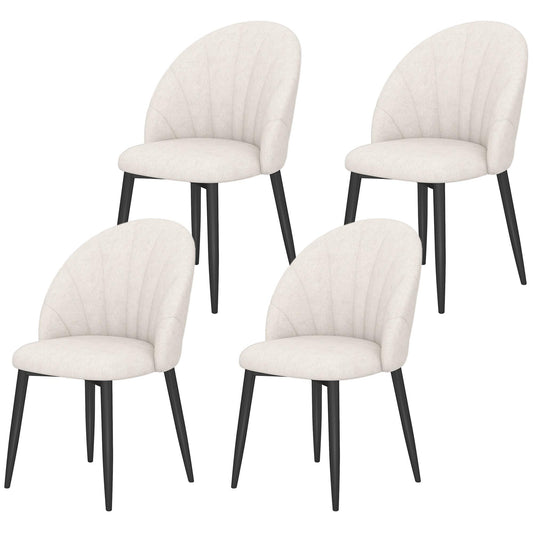 Dining chairs upholstered set of 4