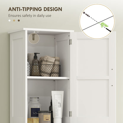 Tall Bathroom Cabinet Barn Doors Drawer Adjustable Shelves