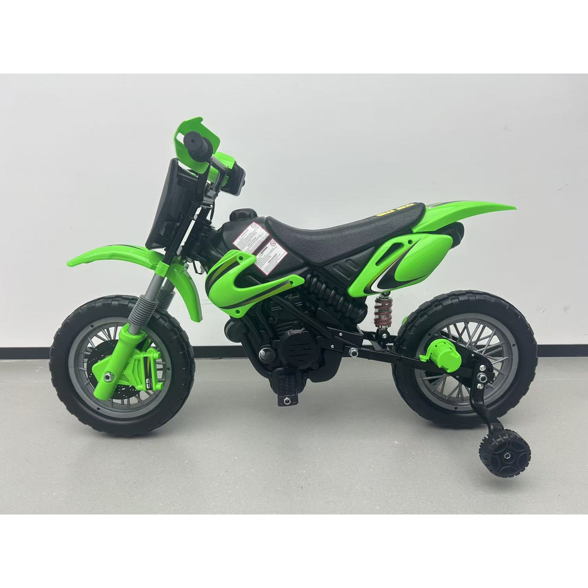 Moto eléctrica para niños de 12 V con ruedas de entrenamiento