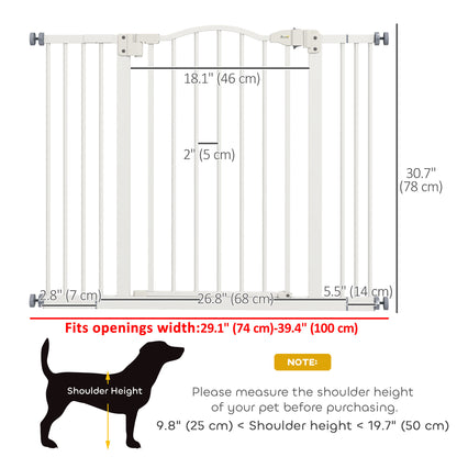 Extra Tall Safety Gate with Auto-Close Door