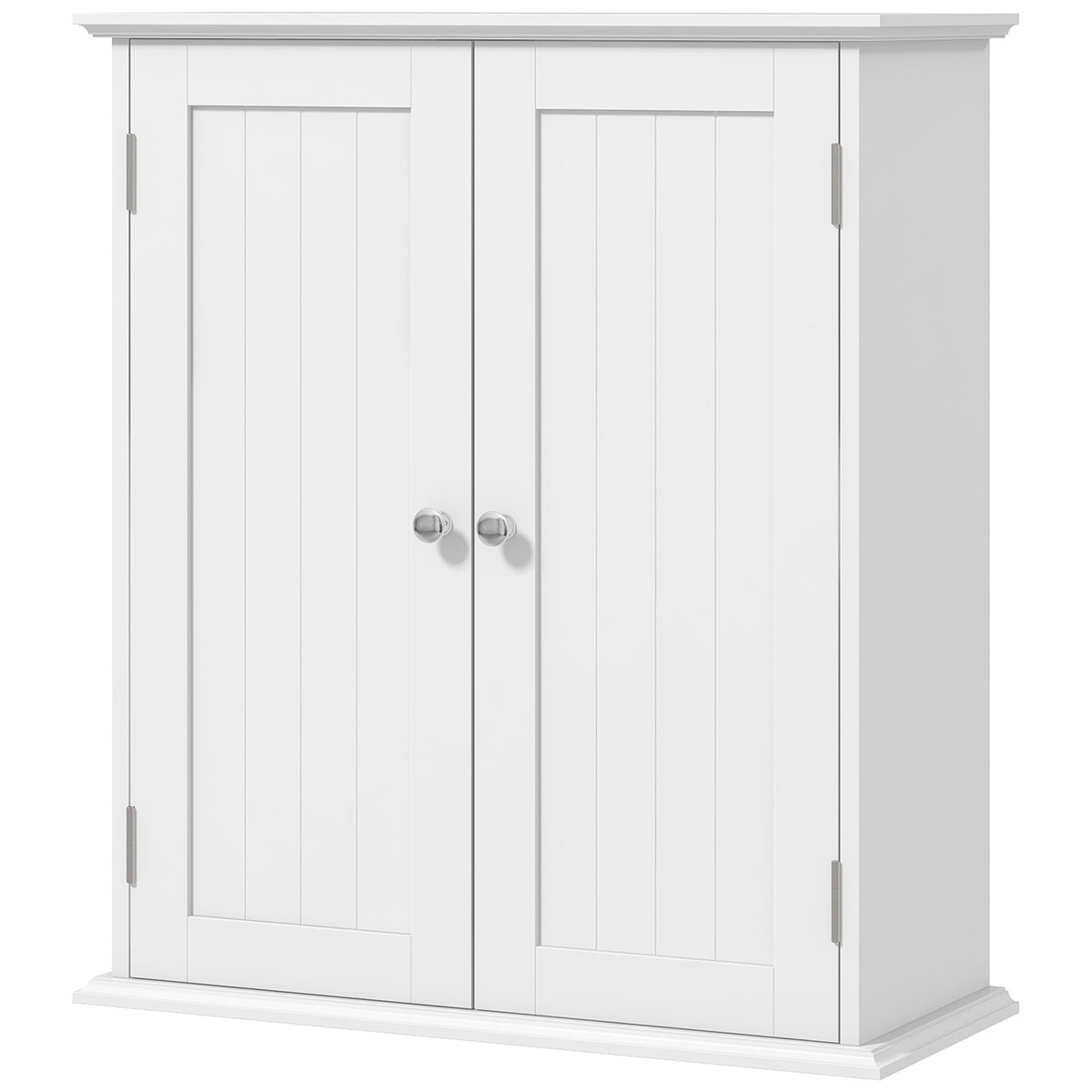 Bathroom Wall Cabinet 2 Doors Adjustable Shelf