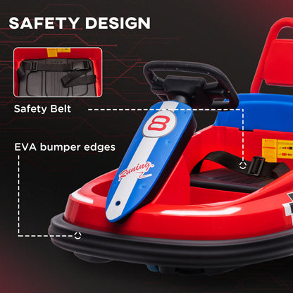 Electric Bumper Car for Toddlers 6V 360° Spin