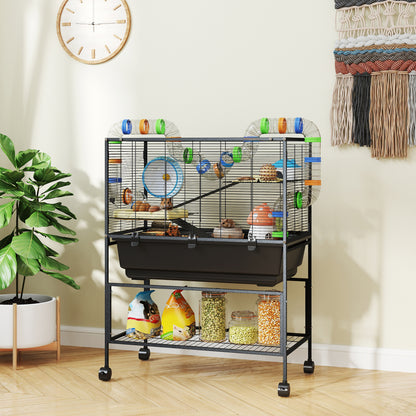 3-Tier Rolling Hamster Cage