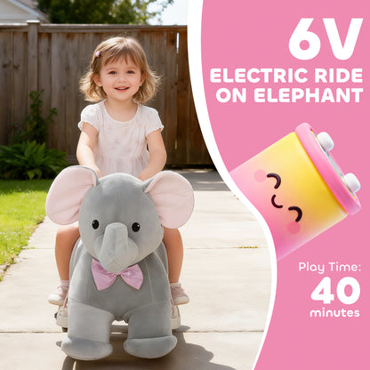 Kids Electric Elephant Ride on Toy