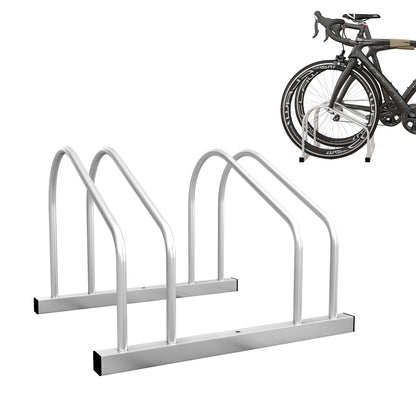 Soporte ajustable para 2 bicicletas — acero