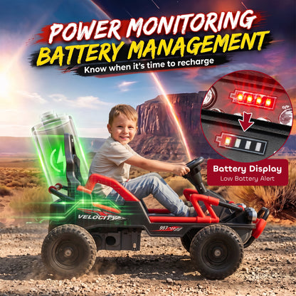 24V Electric Ride-On Car for Kids with Remote Control