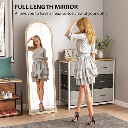 Arched Full Length Standing Mirror 64 inches