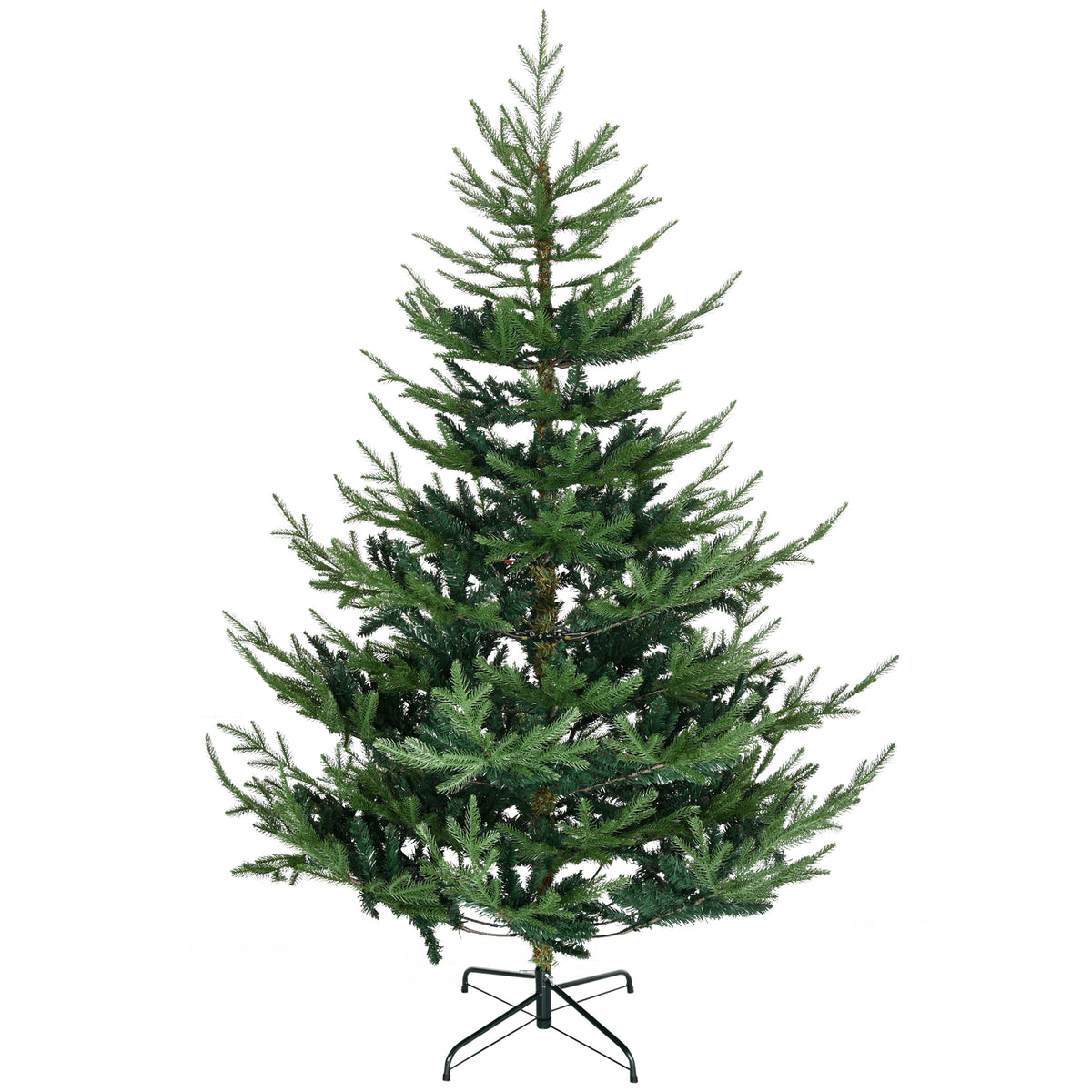 Artificial Christmas Tree 6 ft Metal Base