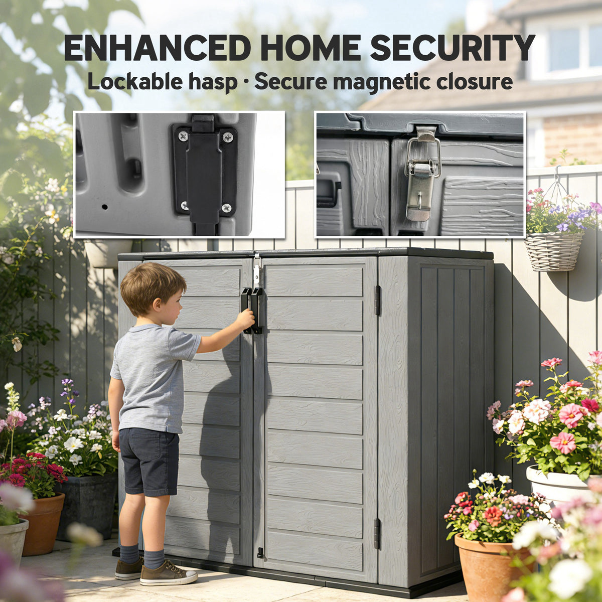 Plastic Outdoor Storage Shed