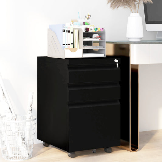 Steel Rolling File Cabinet with Lock