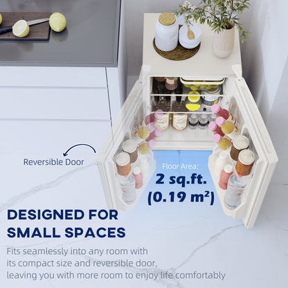 Compact Mini Fridge 69 L with Freezer