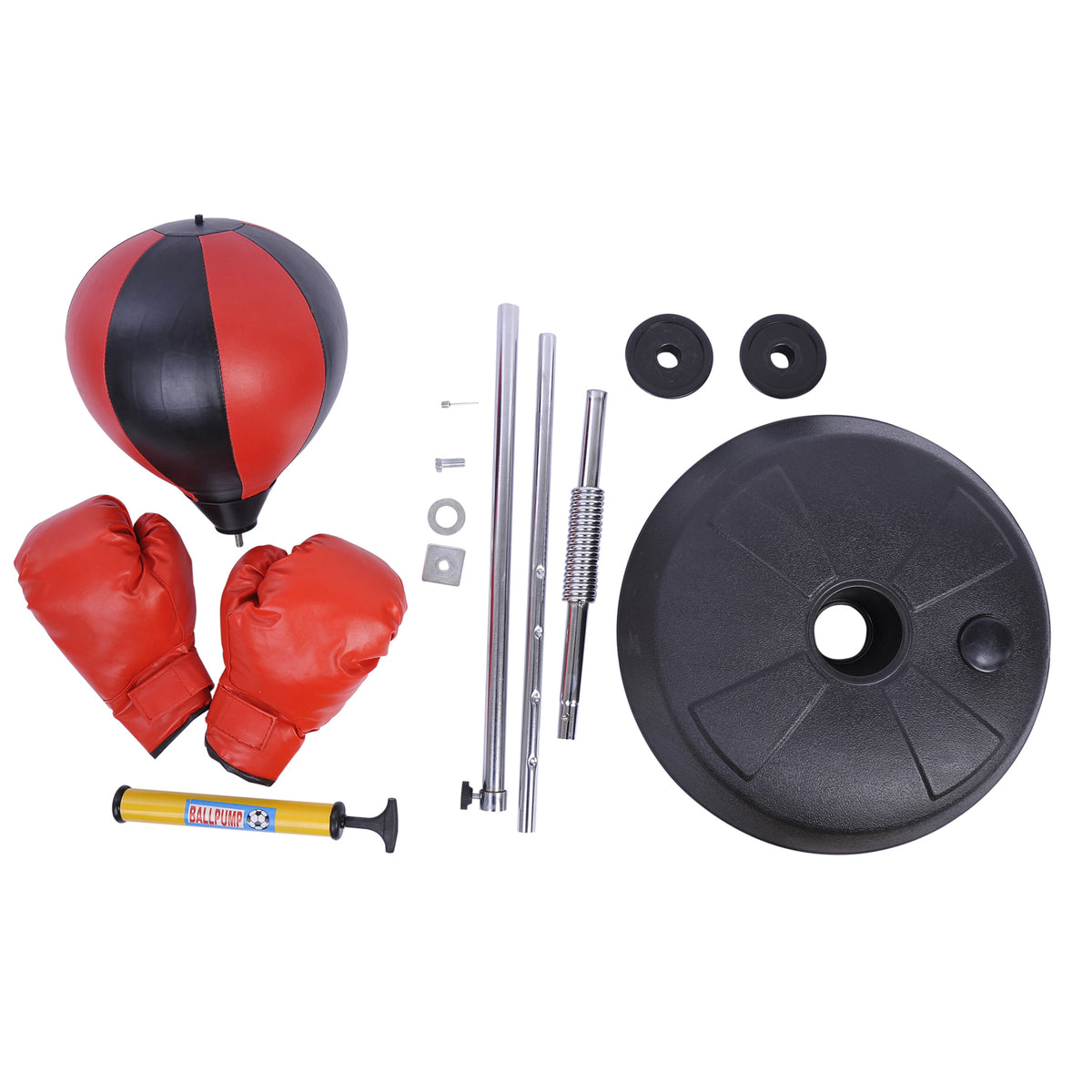 Adjustable kids freestanding punching ball bag