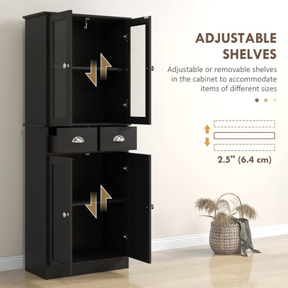 Kitchen pantry cabinet freestanding farmhouse storage