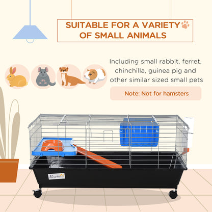 Small Animal Cage with Wheels and Accessories