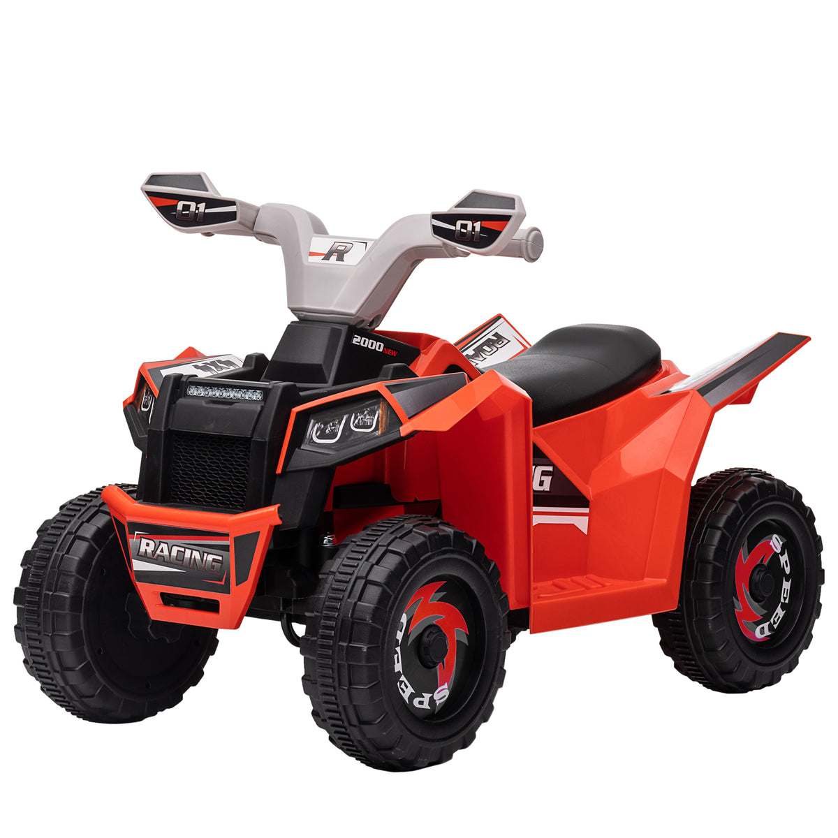 Coche eléctrico cuatrimotor para niños 6V