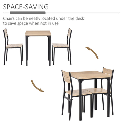 3-Piece Dining Table Set for Small Spaces