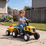Kids Electric Ride On Tractor with Trailer
