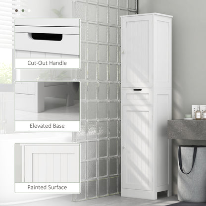 Freestanding Bathroom Cabinet with Drawer and Doors