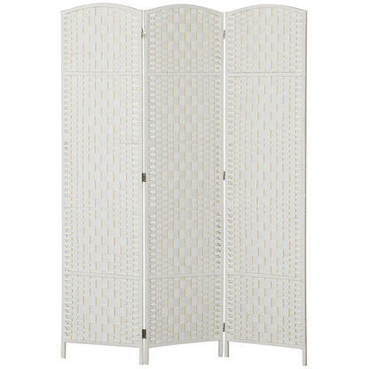 180 cm Folding Room Divider 3-Panel Wooden
