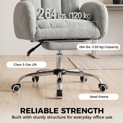 Ergonomic Office Chair with Footrest