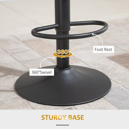 Adjustable Counter Height Bar Stools — Set of 2