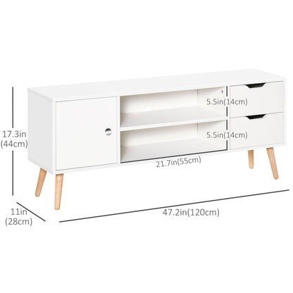 Mueble de TV estilo escandinavo para televisores de 127 cm máx.
