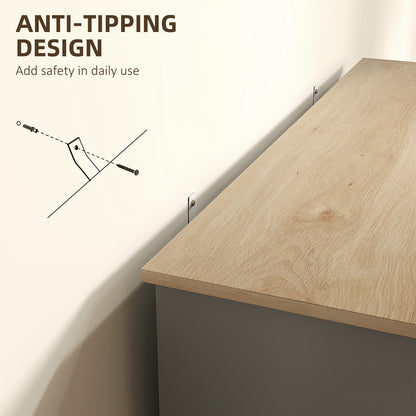 Modern Kitchen Sideboard Cabinet with Drawer and Adjustable Shelf