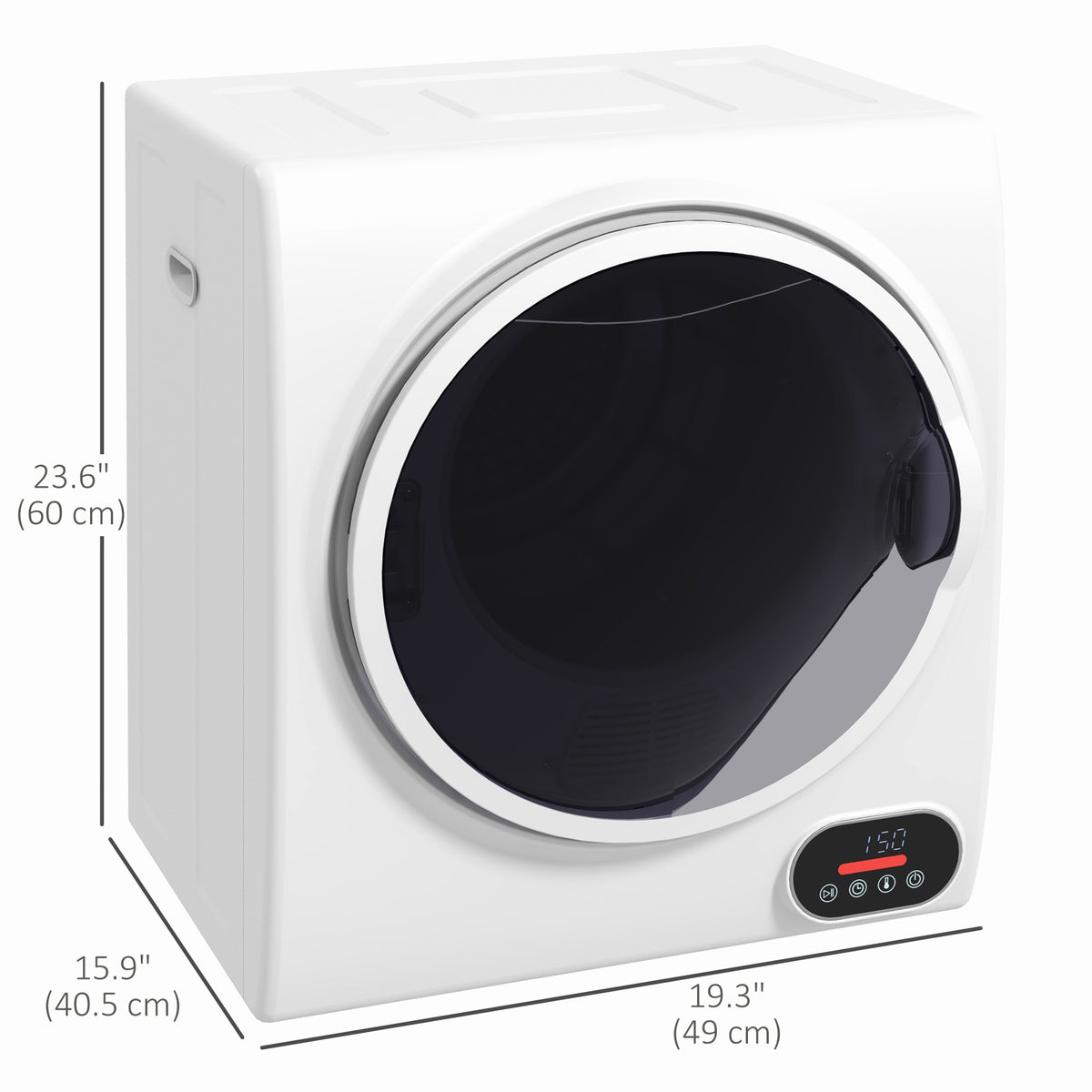 Portable Compact Clothes Dryer 1.5 cu.ft — Intelligent