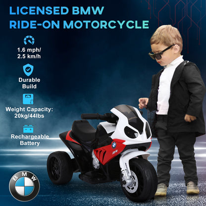 Moto eléctrica BMW S1000RR para niños muy pequeños de 18-36 meses