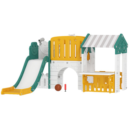 7-in-1 Toddler Slide Playground Playset