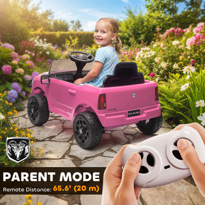 Coche eléctrico infantil Dodge RAM 3500 con mando a distancia 12V