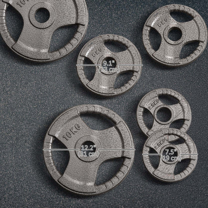 Grip Weight Plate Set for Strength Training — Set of 6