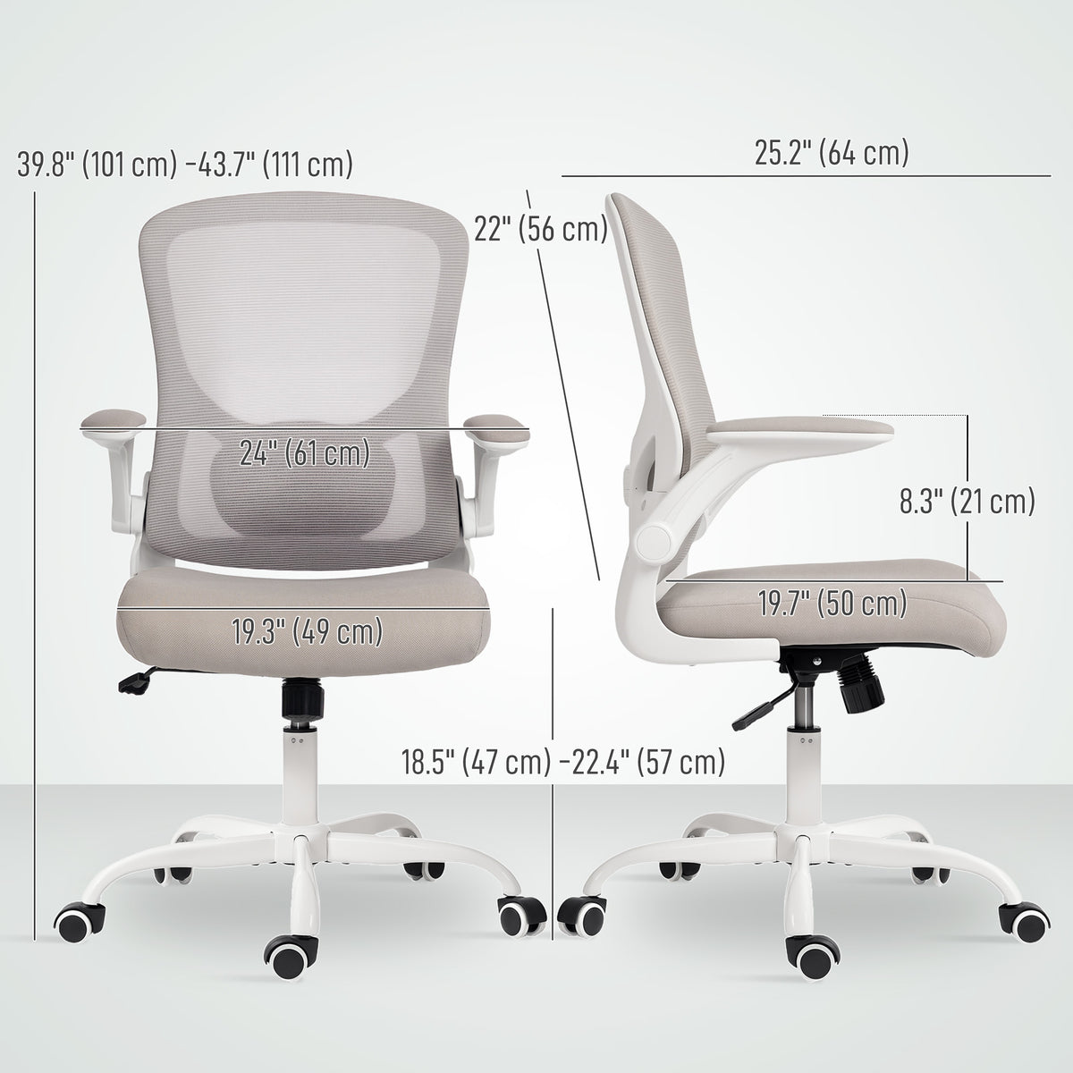 Ergonomic Mesh Office Chair with 4D Lumbar Support