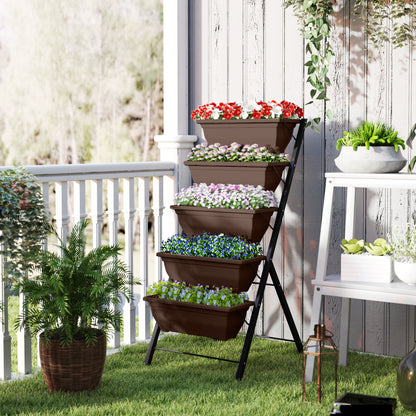 5-Tier Raised Garden Planter Stand