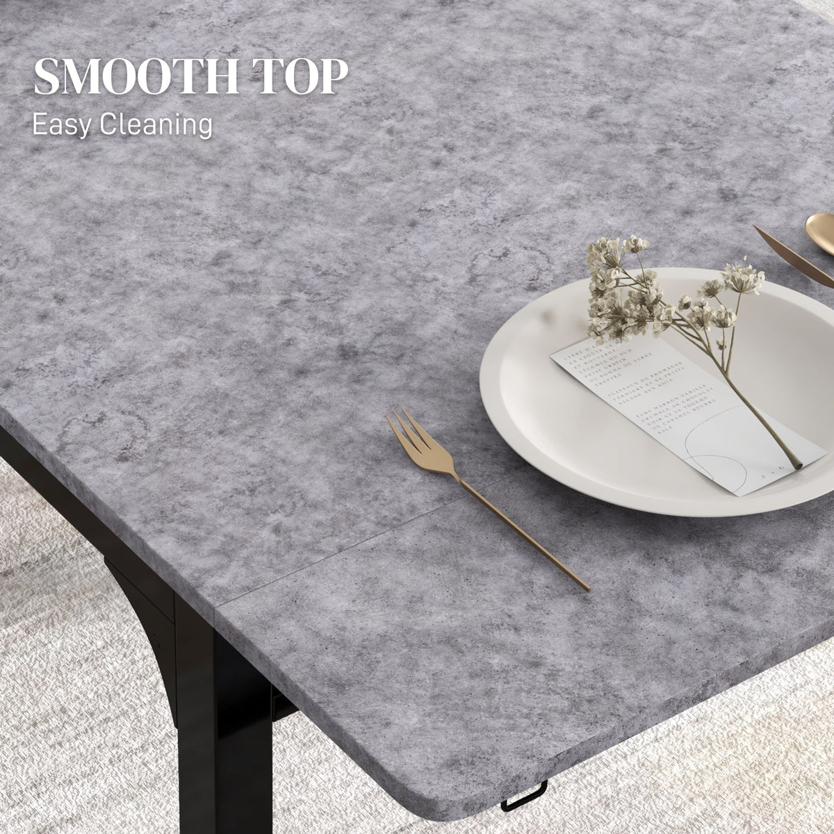 Foldable Dining Table Set for 2