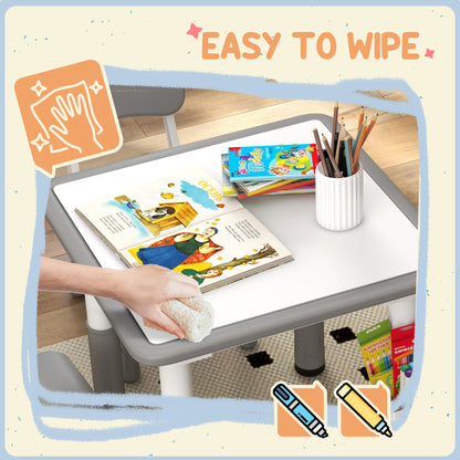 Conjunto de mesa y sillas ajustables para niños pequeños — Lote de 5