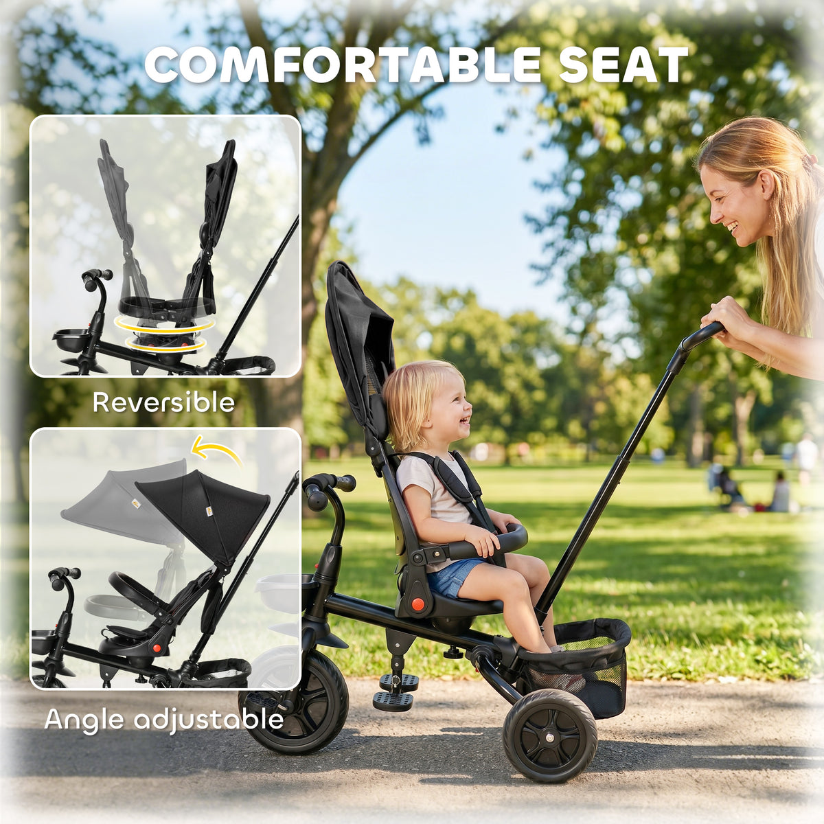 5-in-1 Growing Tricycle for Toddlers