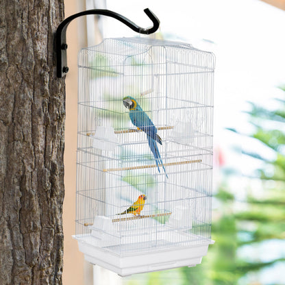 Flight Bird Cage 2 Doors with Perches and Feeders