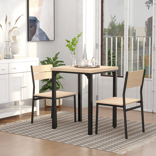 3-Piece Dining Table Set for Small Spaces