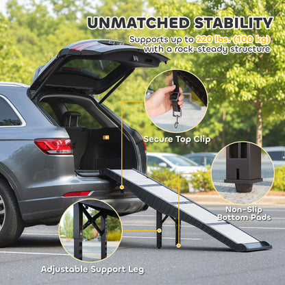 Rampa plegable para perros para coche
