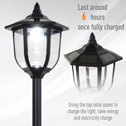 Solar Torch Lights Outdoor 6 LED Water-Resistant