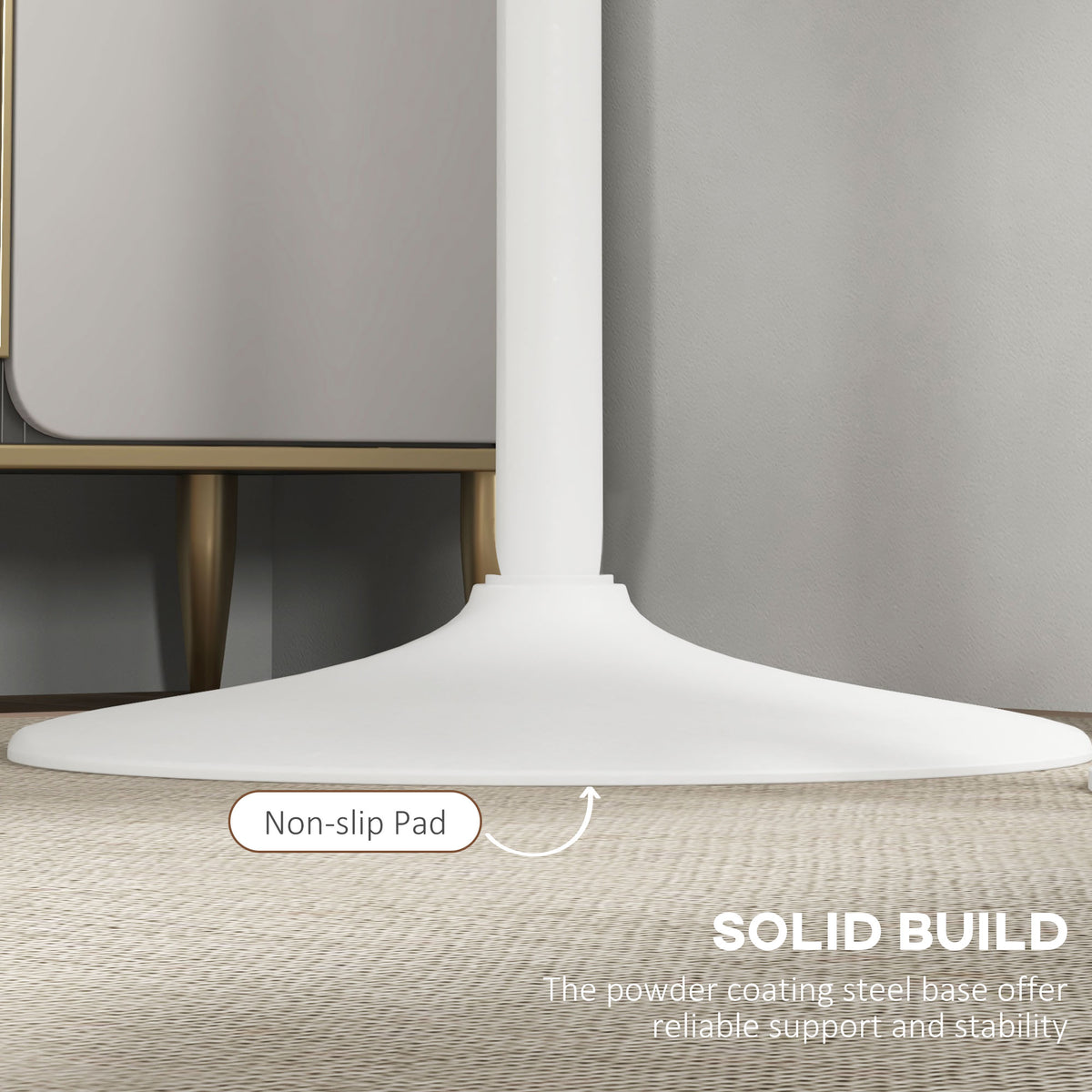 Modern Round High Top Bar Table — Bistro for 2