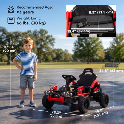 24V Electric Ride-On Car for Kids with Remote Control