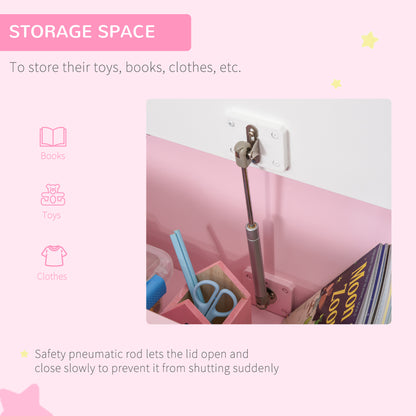 Toy box with storage bench