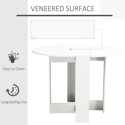Folding Dining Table Drop Leaf Space Saving
