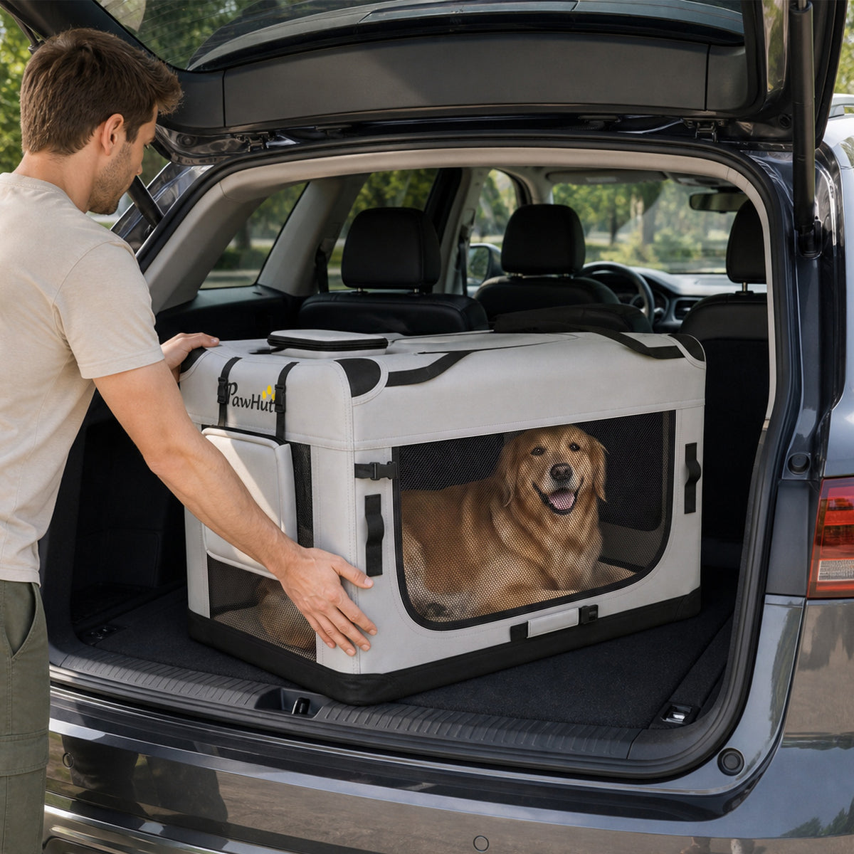 Soft-sided pet carrier bag