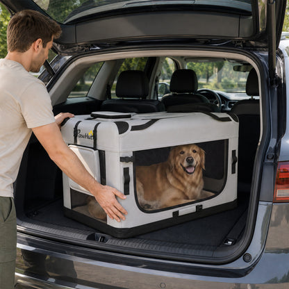 Soft-sided pet carrier bag