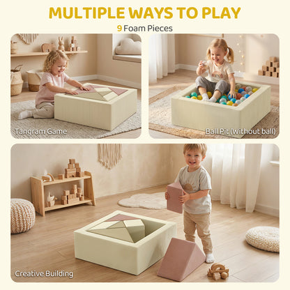 Foam climbing blocks — Set of 9